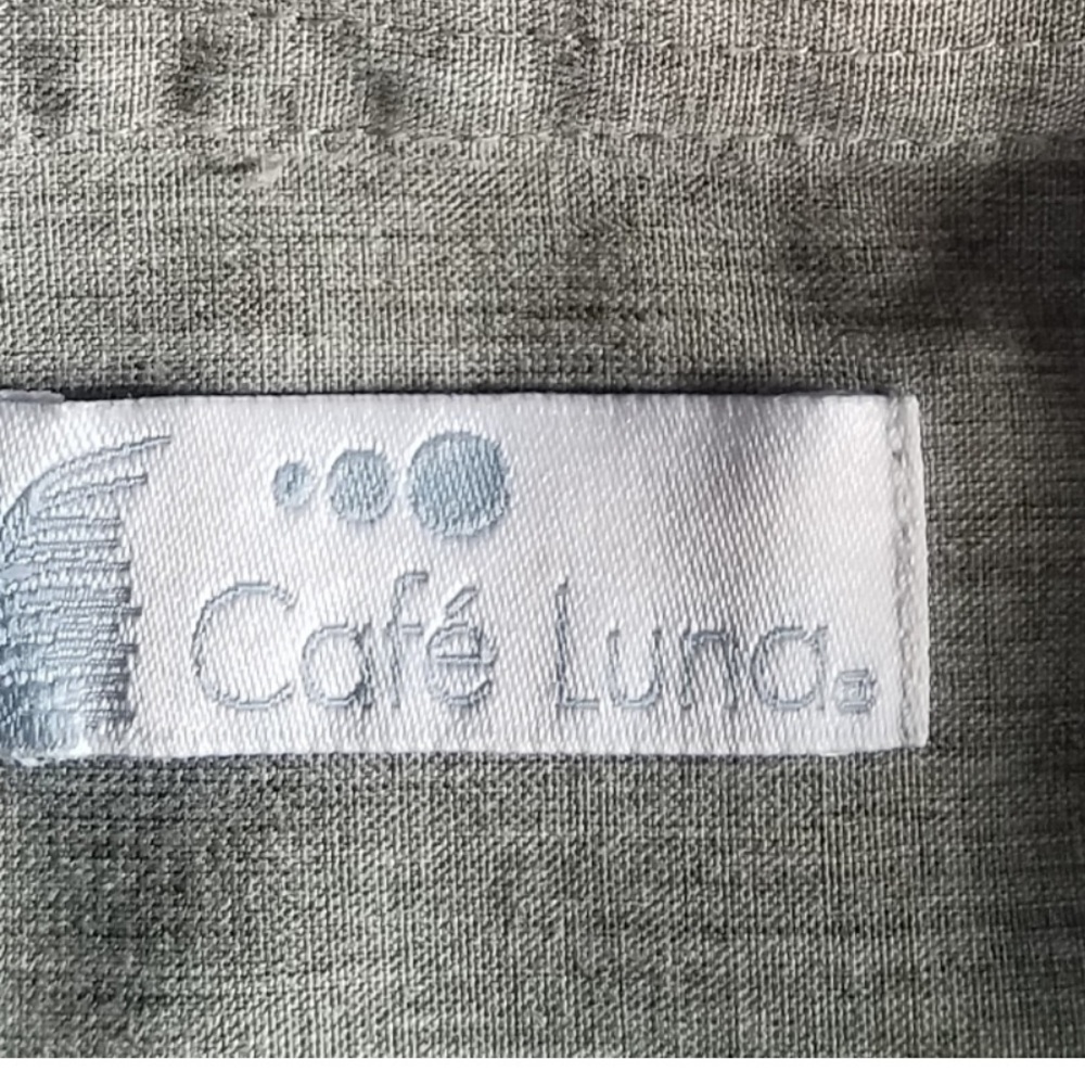 Cafe Luna Hawaiian,dress Shirt,perfect for holiday parties & events,no iron SZ L - Picture 4 of 5